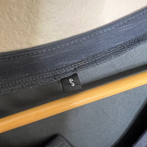 Dark Blue Side Ruched Tshirt Style Dress Small - Picture 2 of 11